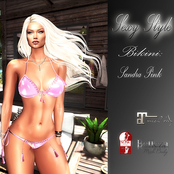 Second Life Marketplace - *SexyStyle* bikini Sandra Pink